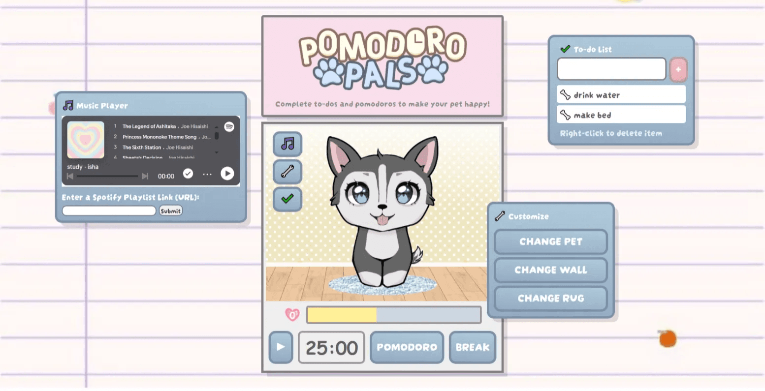 Pomodoro Pals
